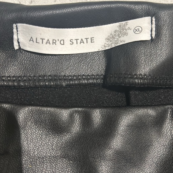 altered state katarina black leather mini skirt - Picture 6 of 6